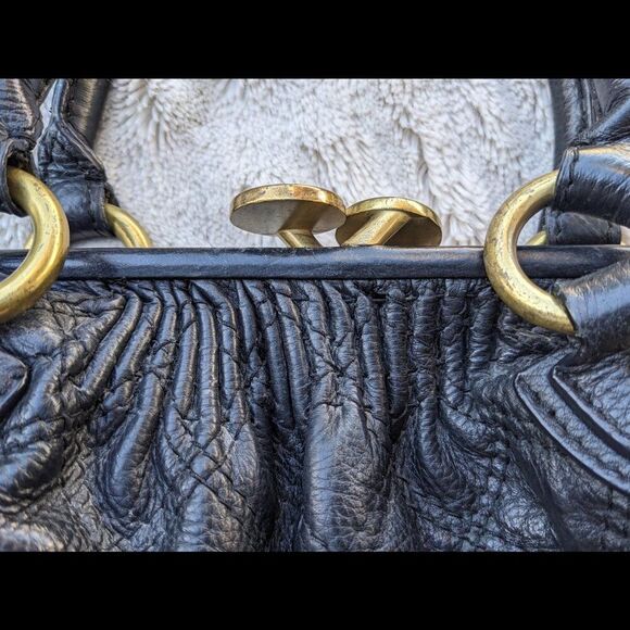 Marc Jacobs 2005 "Stam" Black Quilted Leather Bag, Made in Italy - Picture 5 of 15